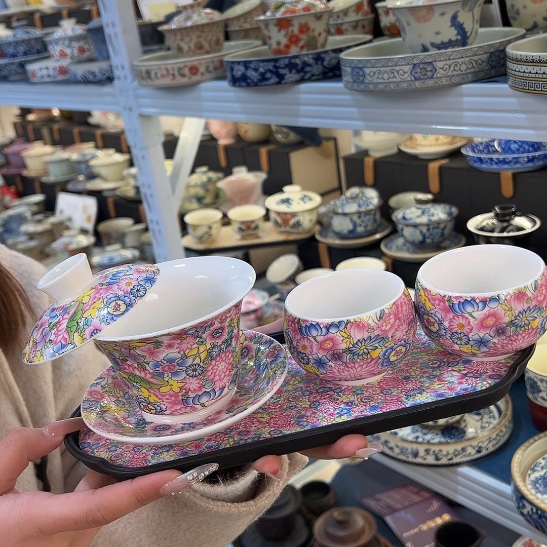 盖碗很漂亮我很喜欢