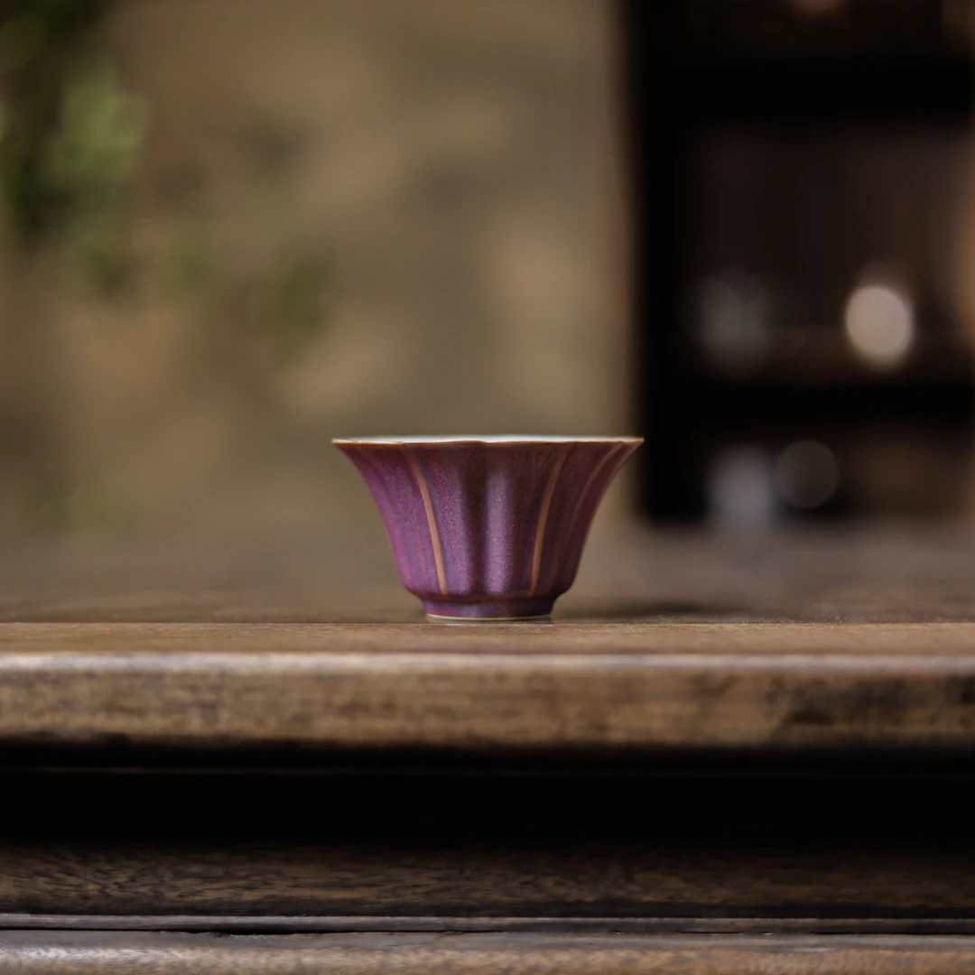 阿茶  紫色-黄丽君-花杯（黄丽君S0245）