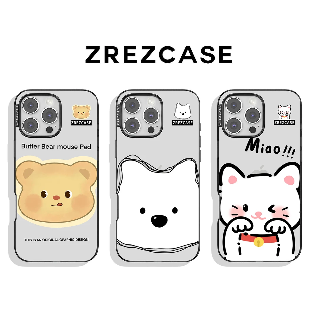 ZREZ 原创 [ 西高地 ] 适用苹果iPhone16ProMax防摔个性手机壳