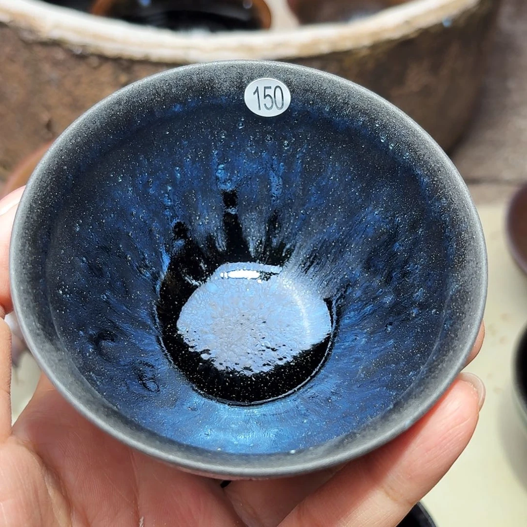 茶盏义兴龙窑建盏150微瑕