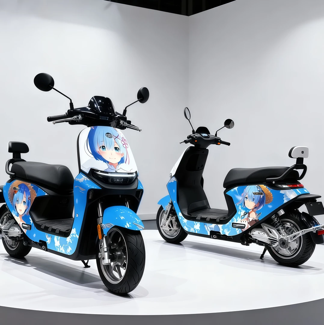 适用于九号电动车雷姆M95/Mz光面哑光防水创意定制全车车膜车贴