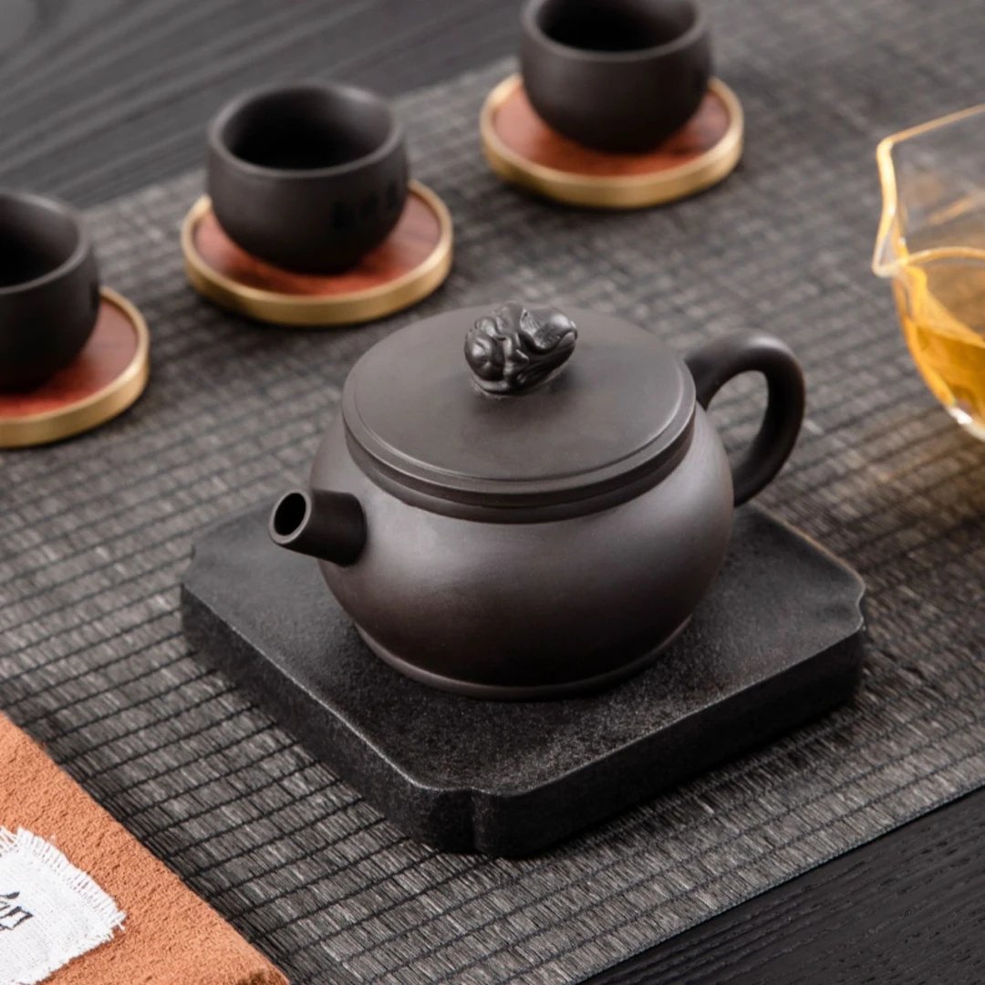 原矿宜兴紫砂壶大容量凤鸣壶汉瓦壶手工白菜壶家用泡茶壶高端茶器