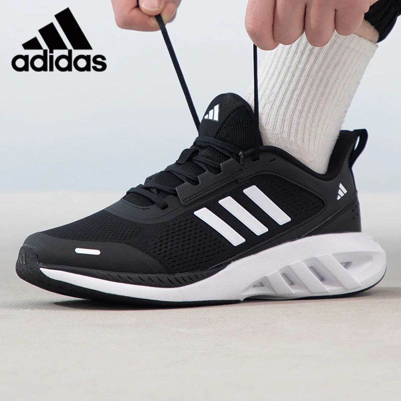adidas/阿迪达斯2025夏季网面透气户外跑步鞋舒适休闲缓震运动鞋