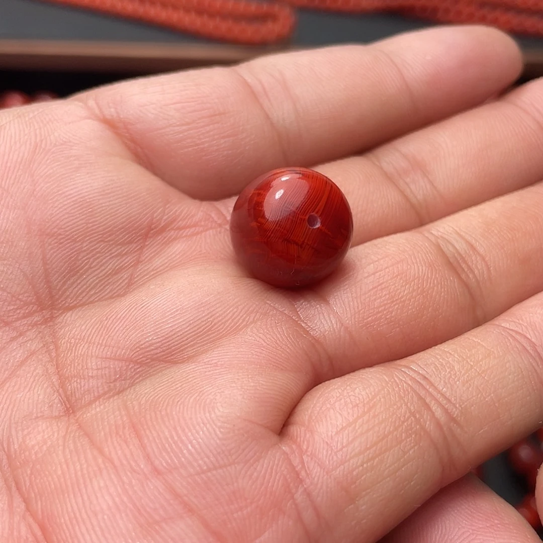 南红玛瑙未镶嵌单珠