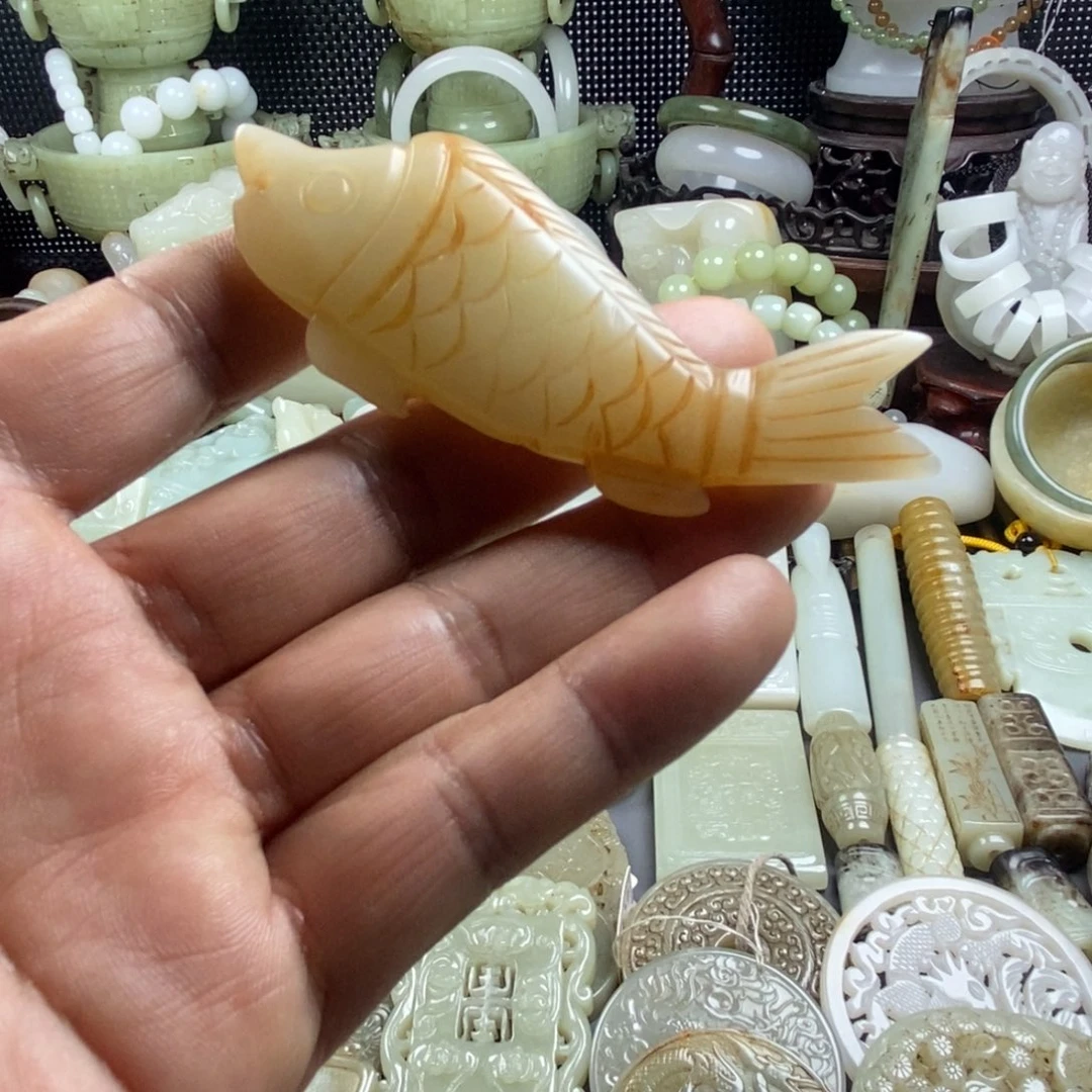 简***活和田玉（糖玉）未镶嵌颈饰