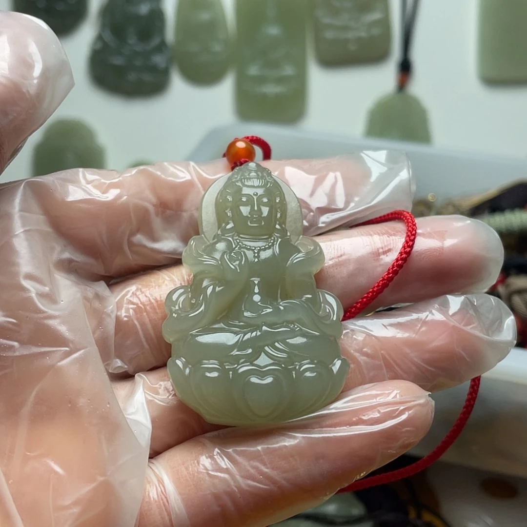 【闪购商品】和田玉颈饰未镶嵌家****贝