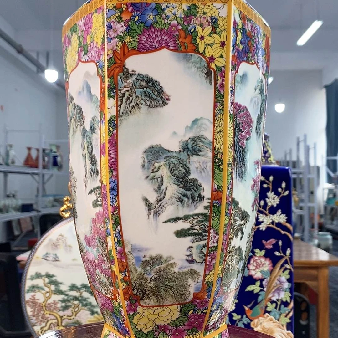 摆件景德镇陶瓷花瓶摆件