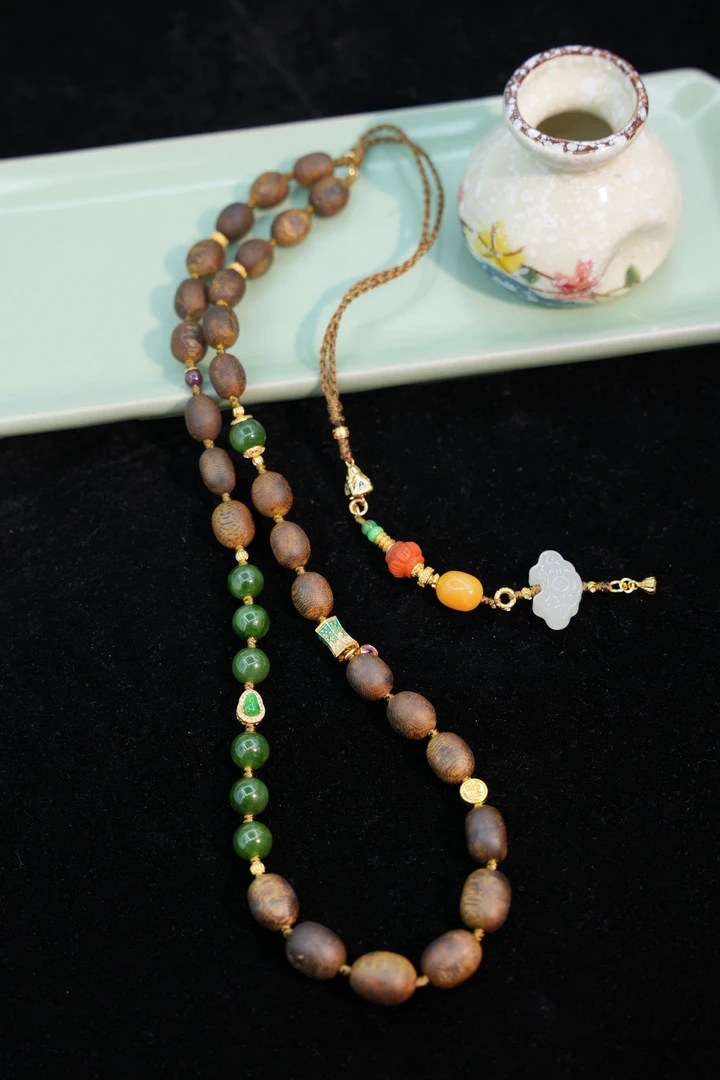 9+枣珠葫芦如意锁项链多样性发一件JCH18079917