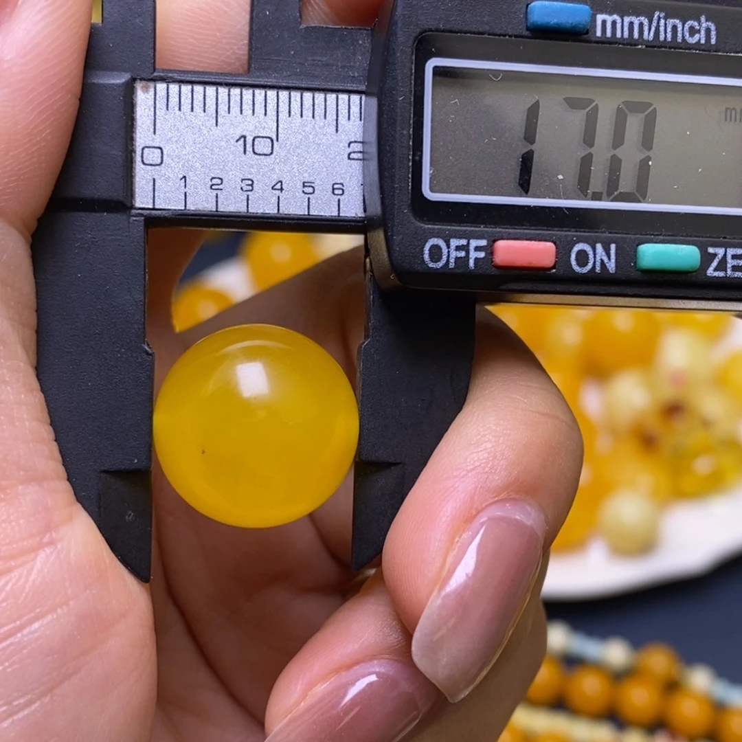 裸石琥珀未镶嵌珠子