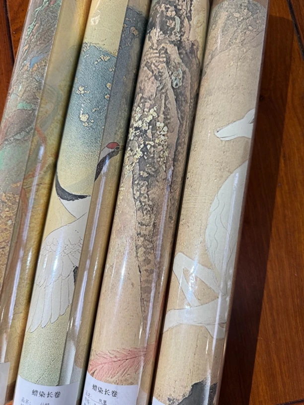 神兽系列长卷10m小楷蜡染行草书专用