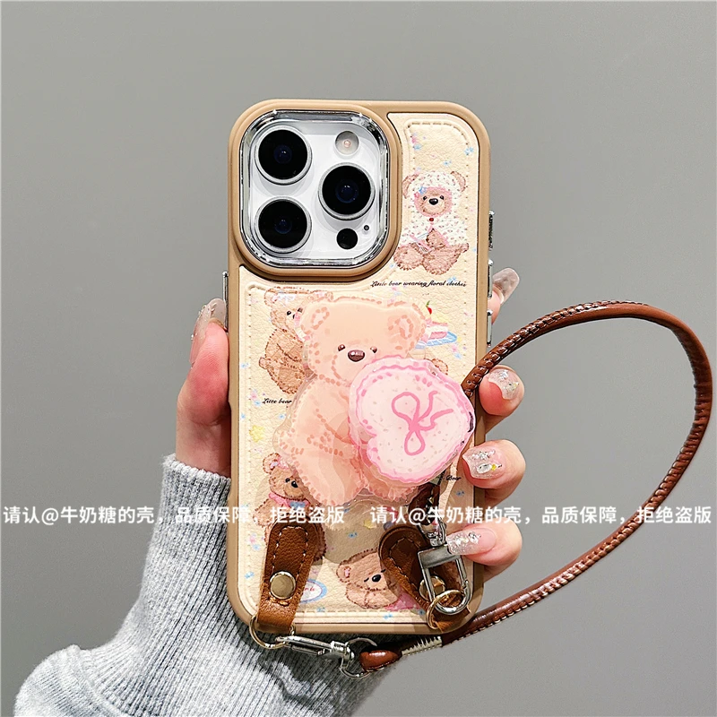 电镀镜框皮纹鼓包适用苹果17/iPhone/华为pura80手机保护壳防摔潮