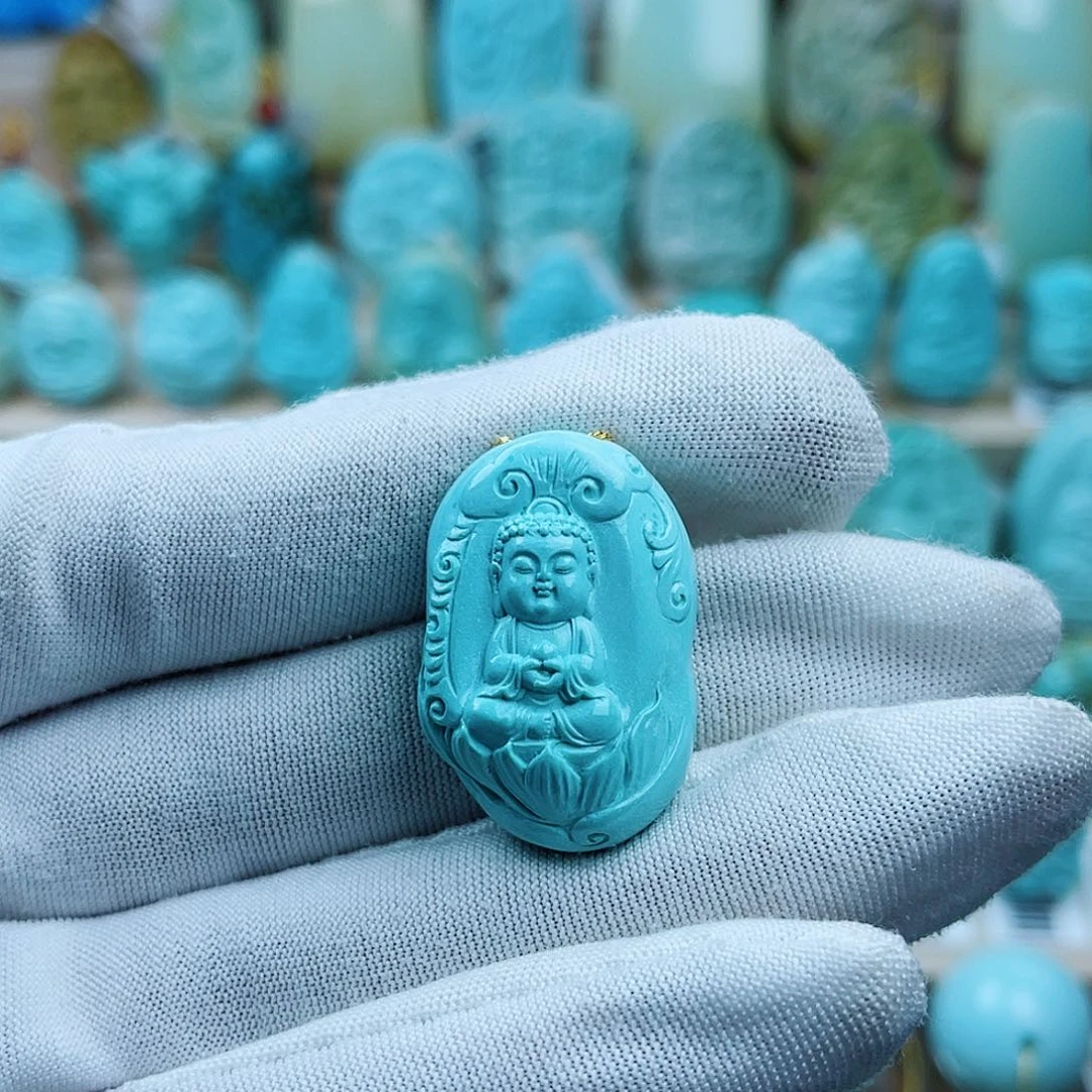 绿松石未镶嵌珠宝奇石