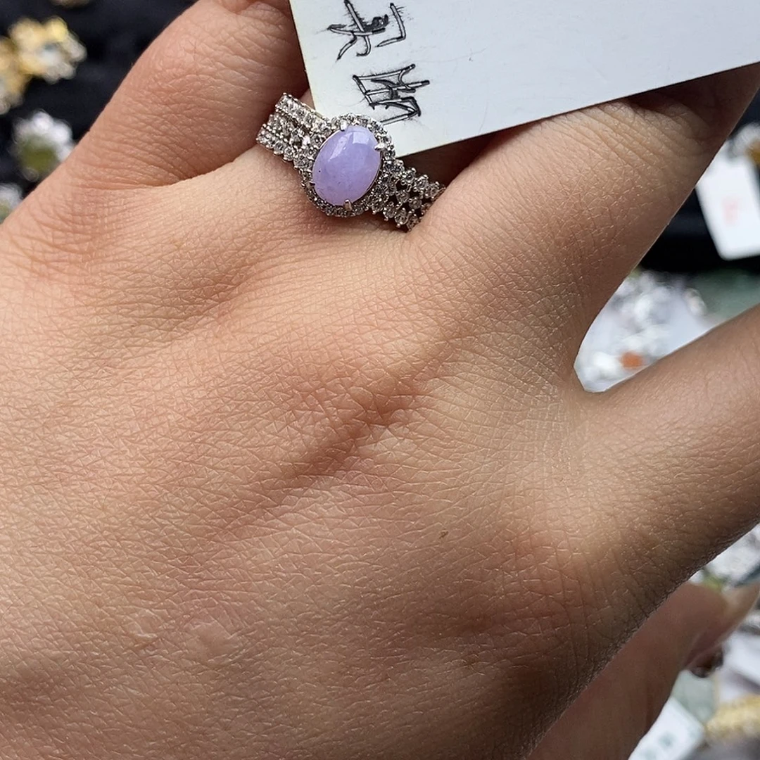 翡翠未镶嵌戒指翡翠