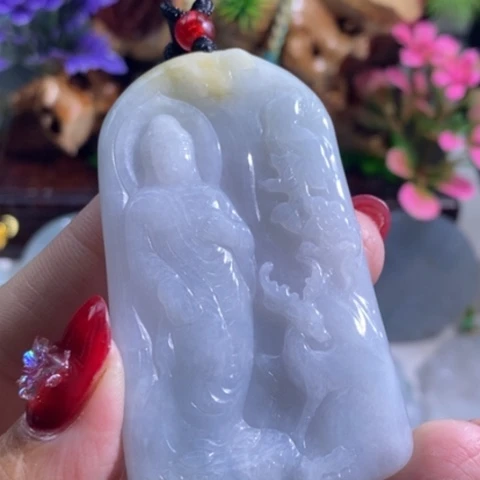 【闪购商品】颈饰未镶嵌翡翠阿咪