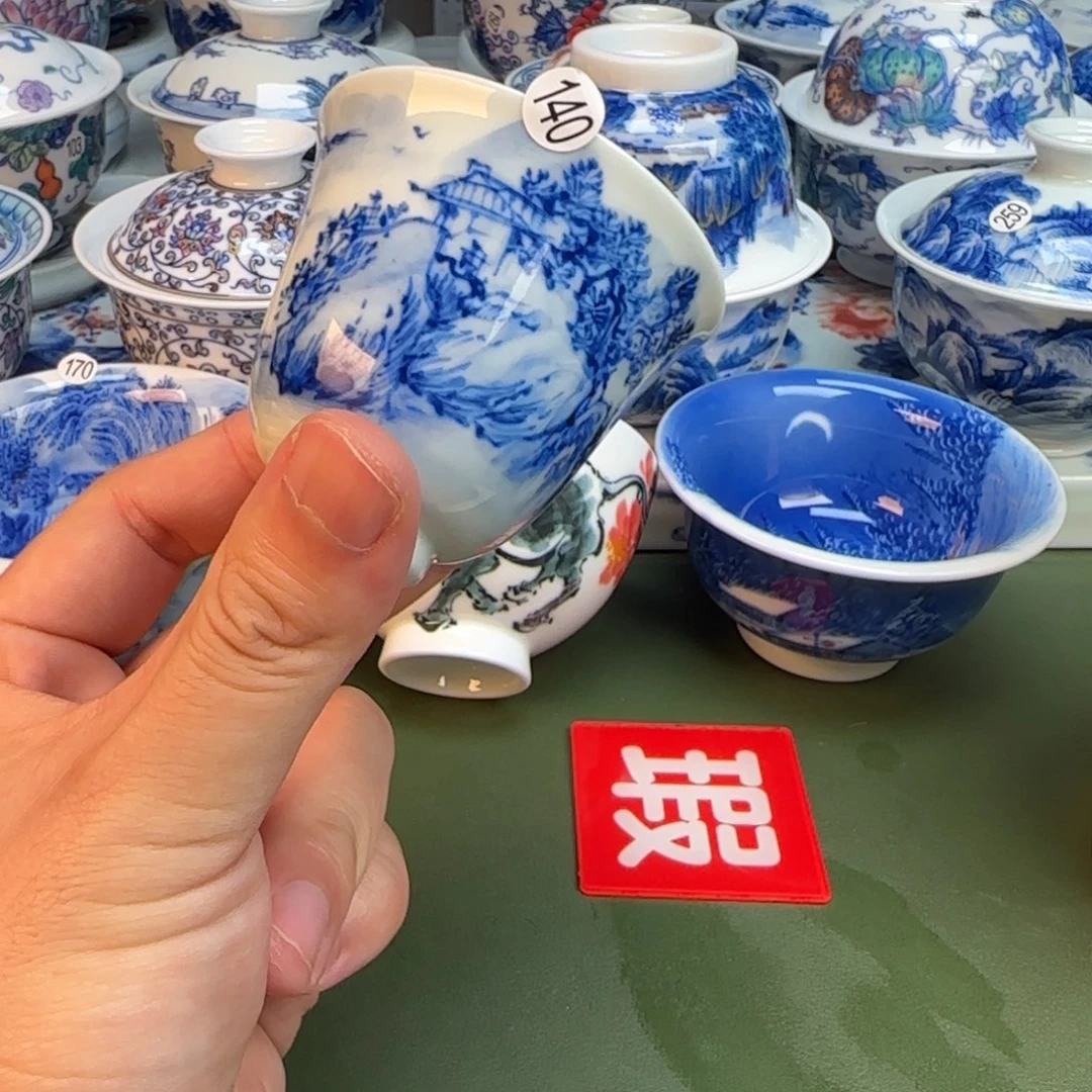 彦祖纯手工手绘茶具140变形