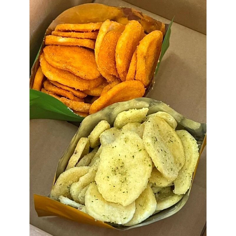 麻里谷厚切薯片原切薯片酥脆土豆片即食土豆片甜辣味薯片黄油薯片