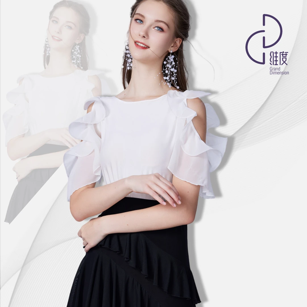 【维度舞服】Y506新品女士上衣摩登舞蹈服