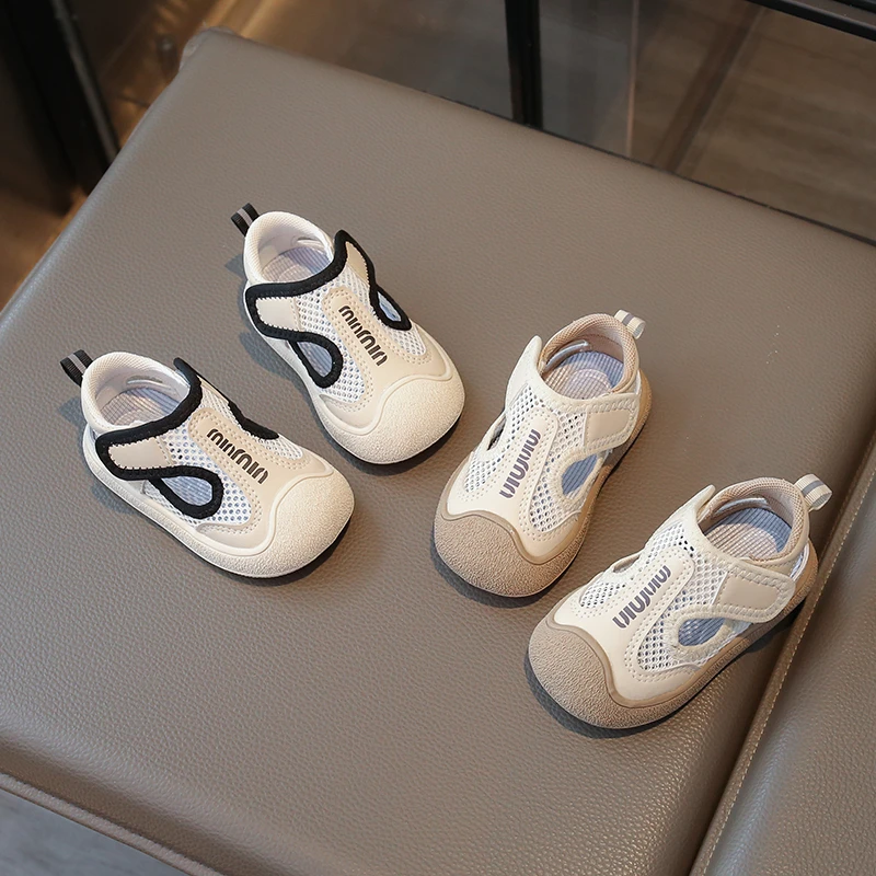 夏季男女宝包头休闲风凉鞋透气儿童婴儿学步鞋童鞋网鞋小童鞋子