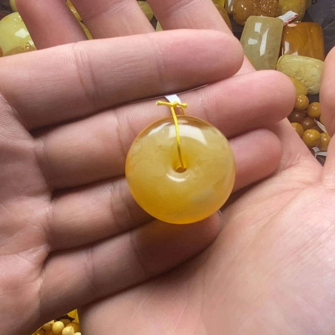 琥珀未镶嵌裸石蜜蜡