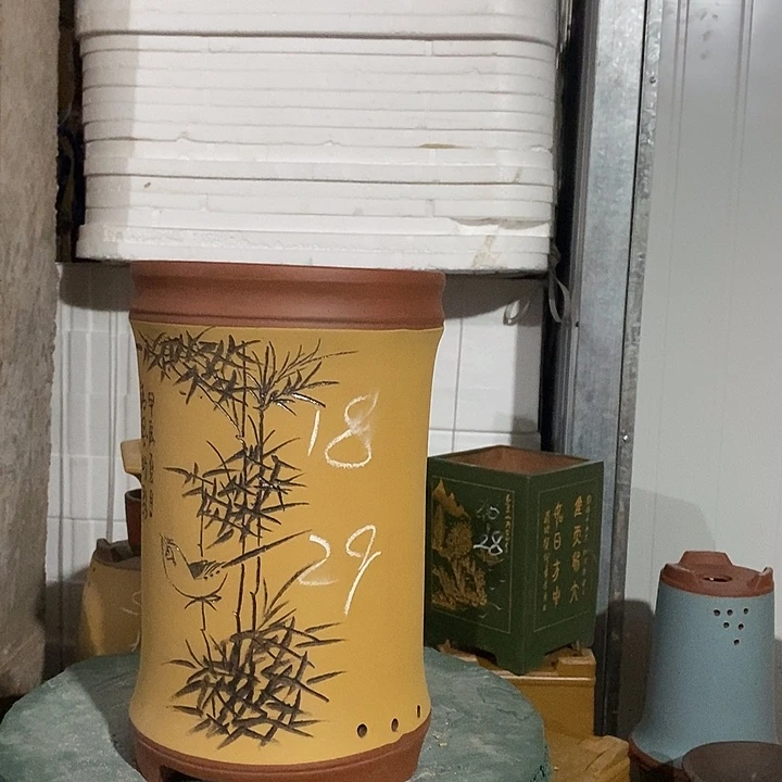 紫砂花盆紫砂花盆
