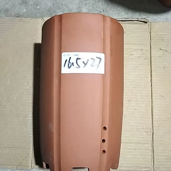 紫砂红泥抽角六方