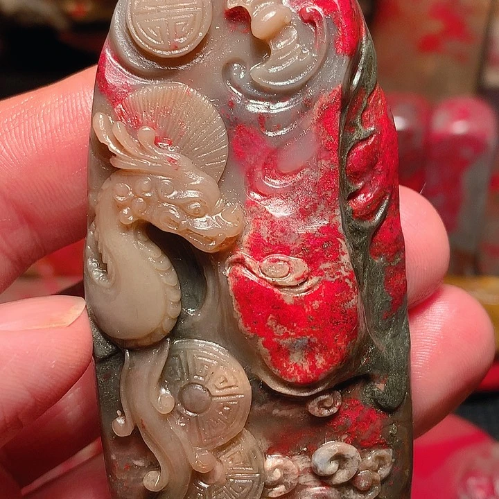 昌化石昌化鸡血石