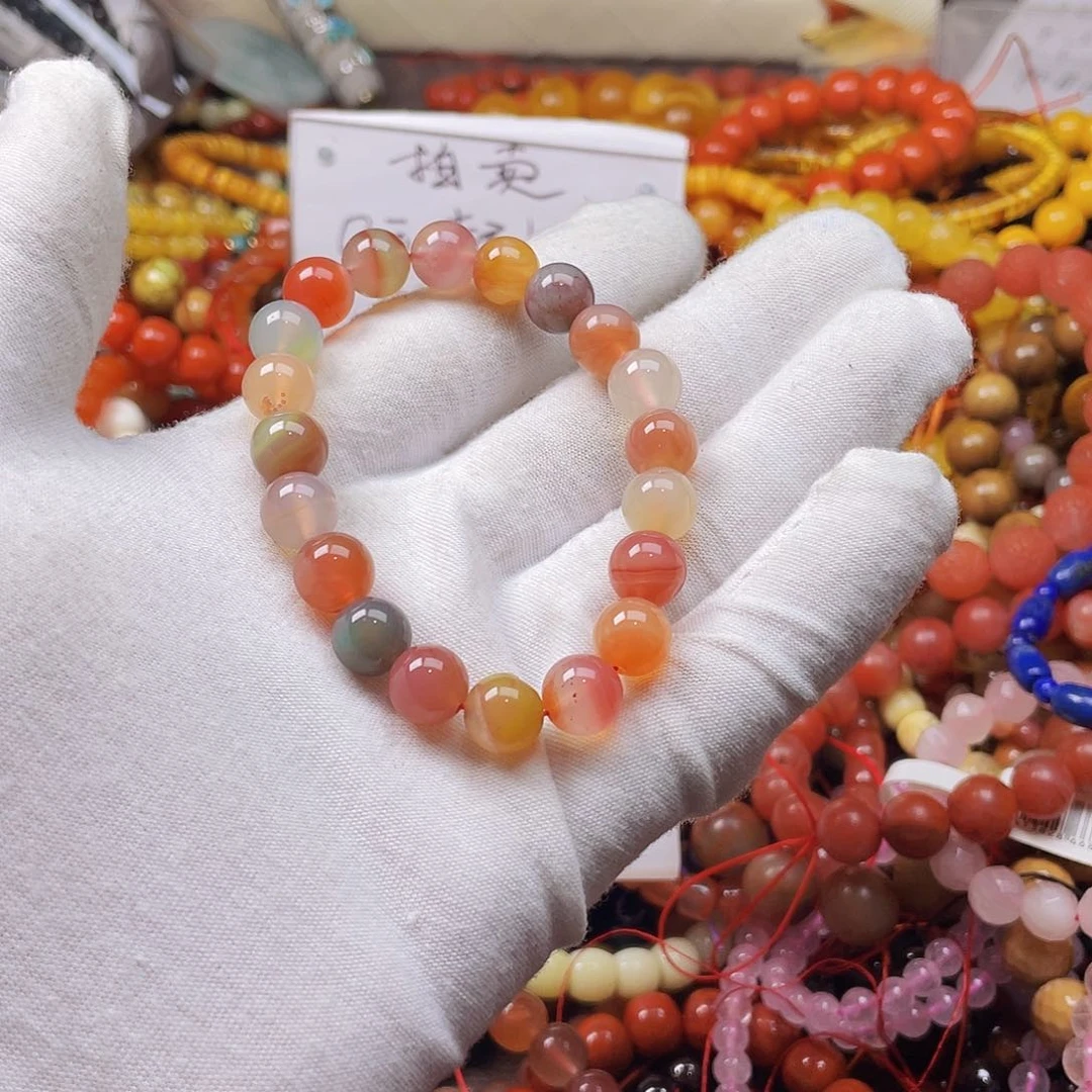 玛瑙/玉髓手链合金阿**代40765