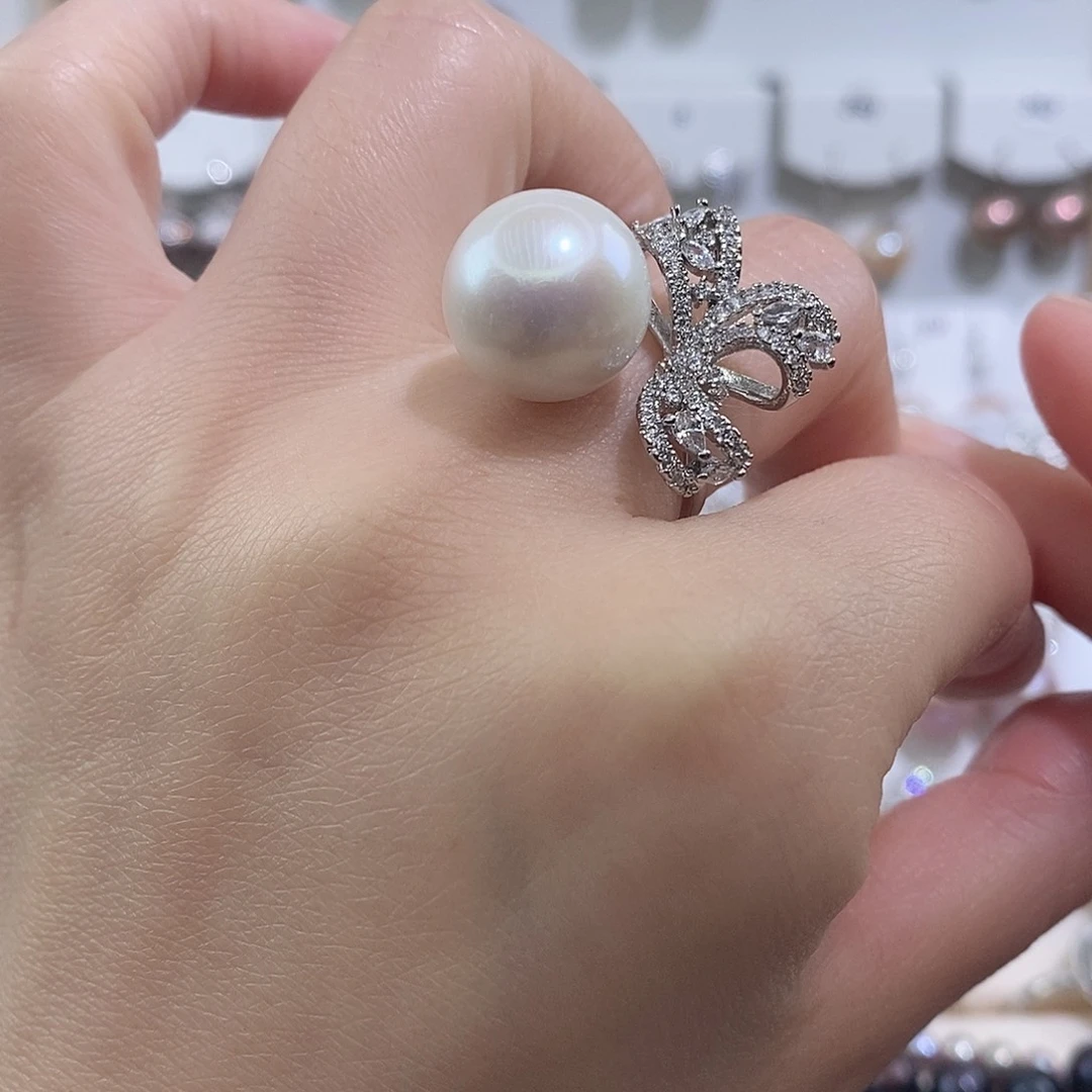 未镶嵌淡水珍珠戒指w14.2