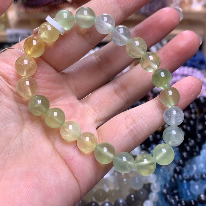 未镶嵌手串水晶8.4渐变葡萄