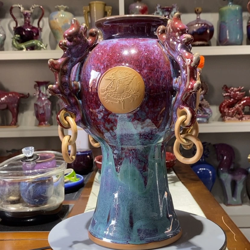 【闪购商品】瓷片钧瓷艺术作品……