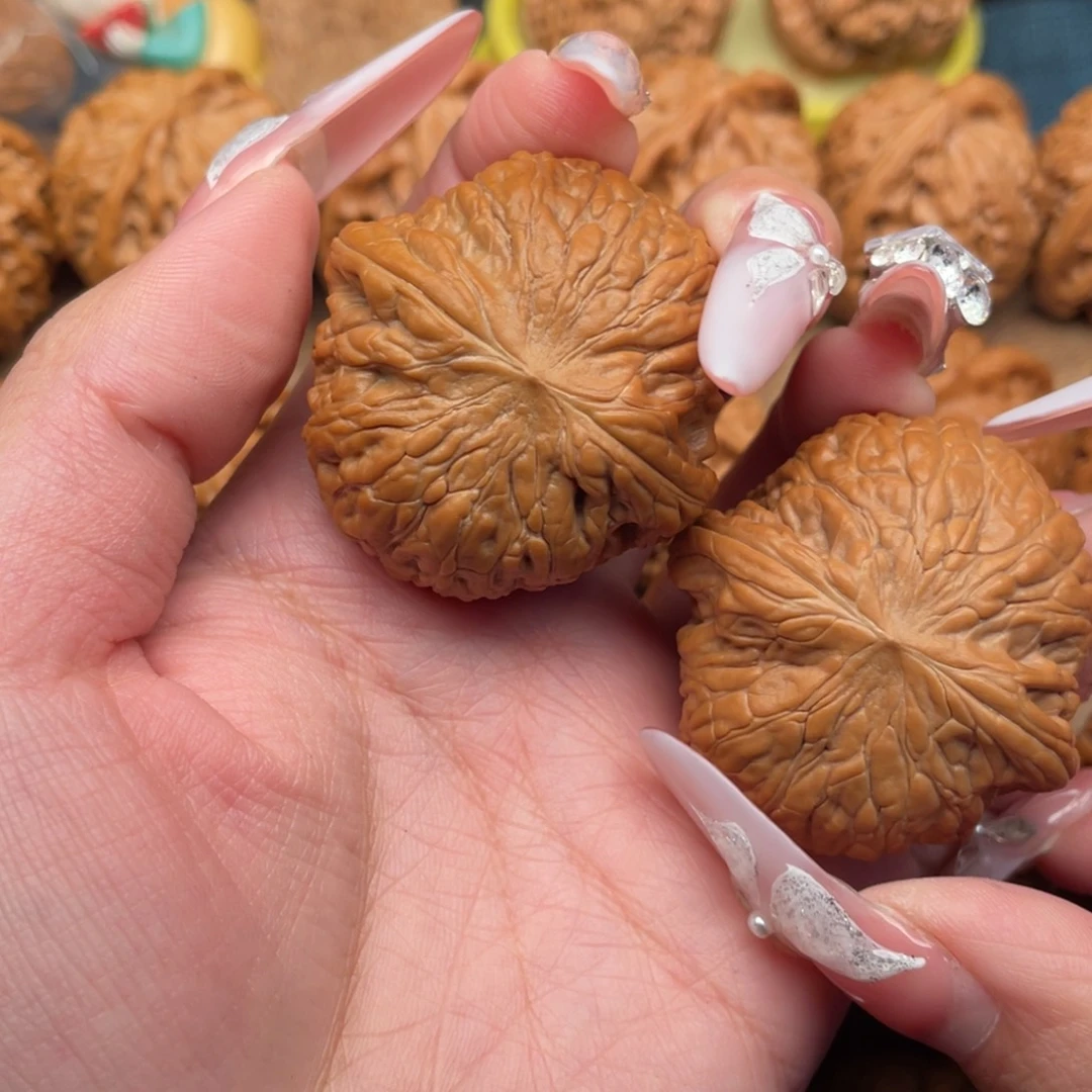 字***幕文玩核桃把件全品铁锤42