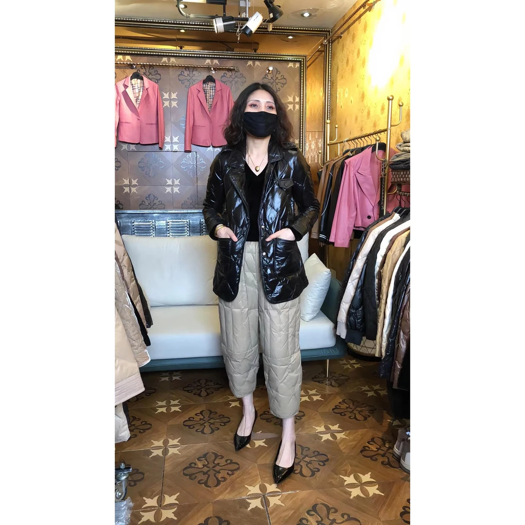 （拜年福利款）2025新款常规西服领羽绒西服23-035