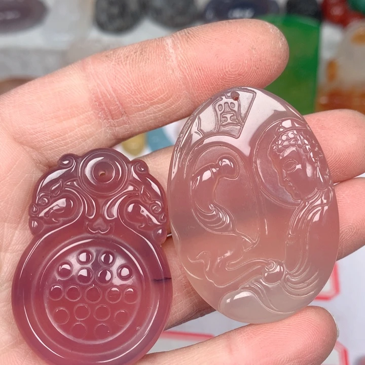 玛瑙/玉髓颈饰未镶嵌玖***货
