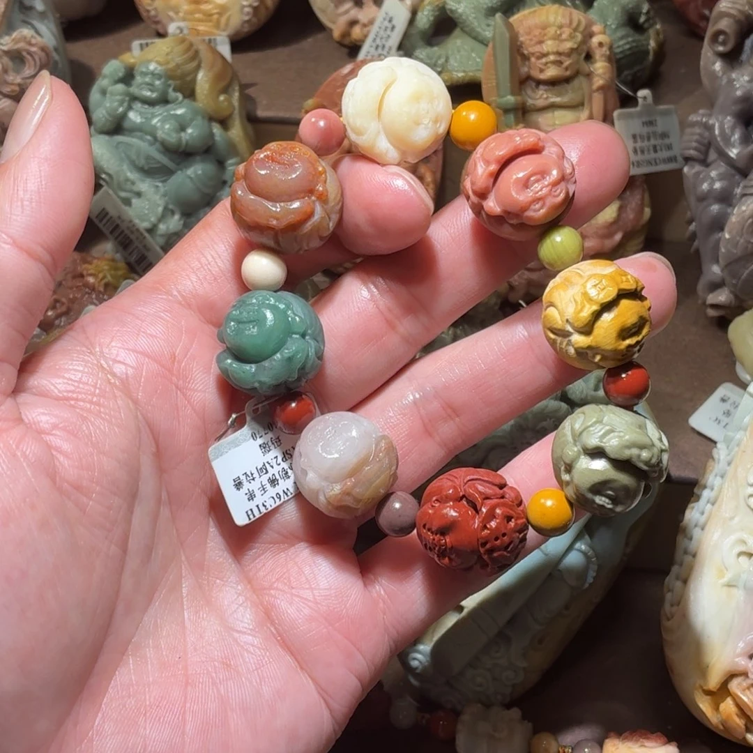 二***子石英质玉未镶嵌吊坠5