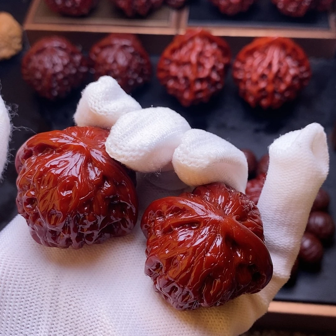 文玩核桃吊坠靓****8磨盘39mm