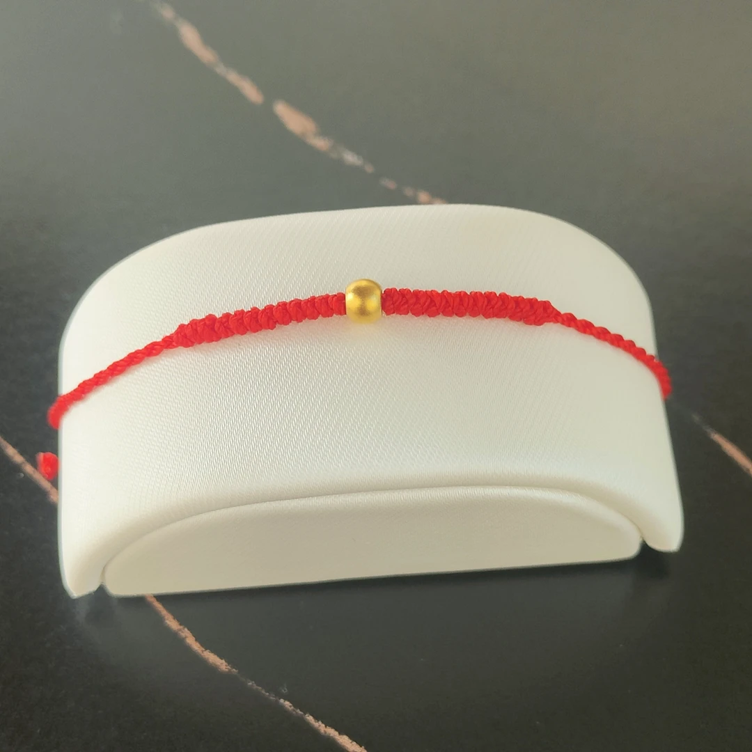 足金卡4金珠DIY手绳