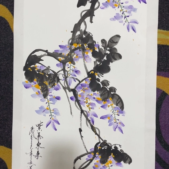 国画四尺四开作品