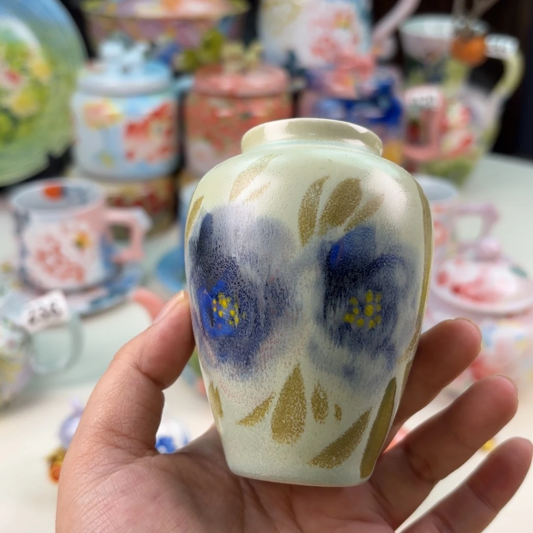 景德镇手绘高温釉下彩陶瓷茶具