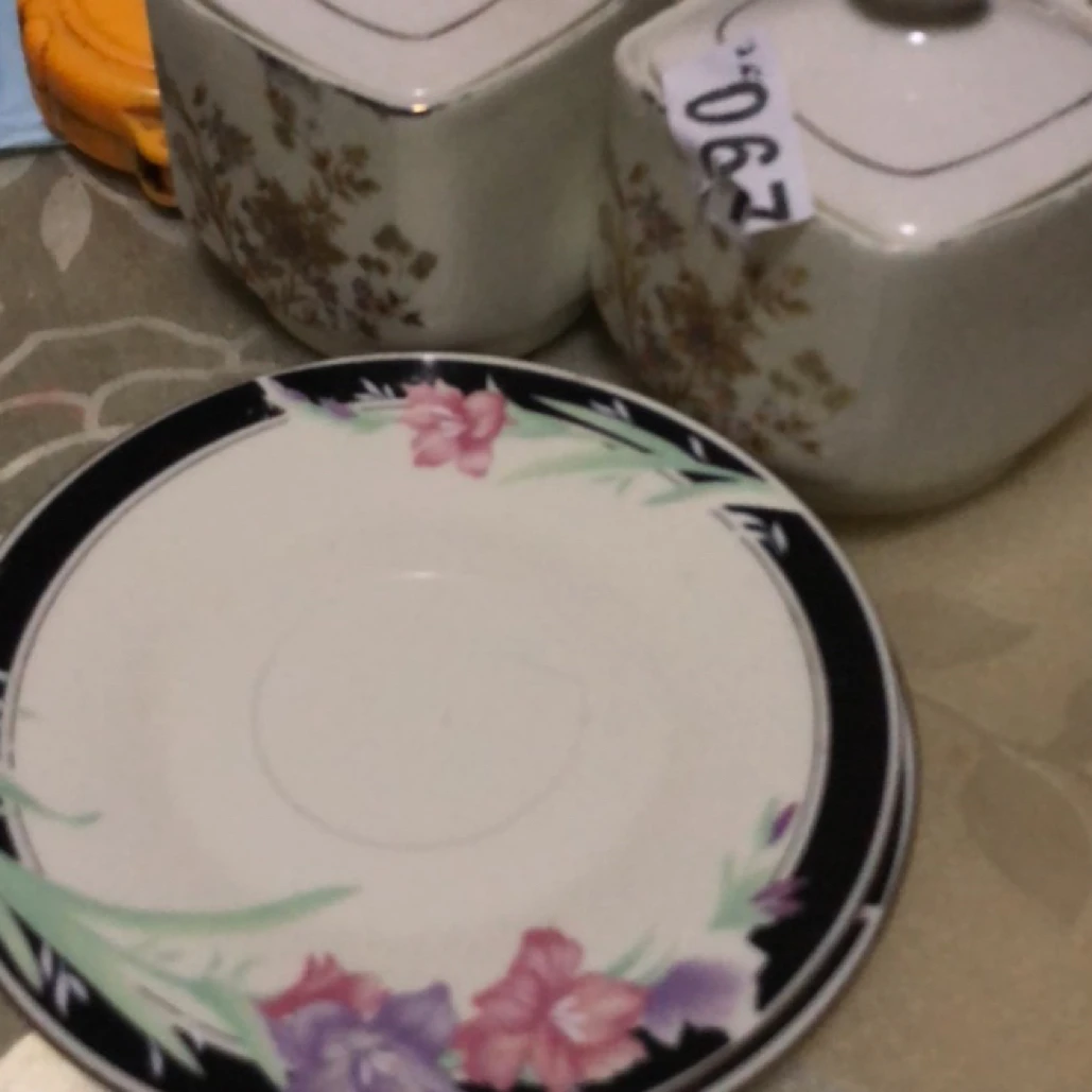 糖缸一个两个陶瓷盘