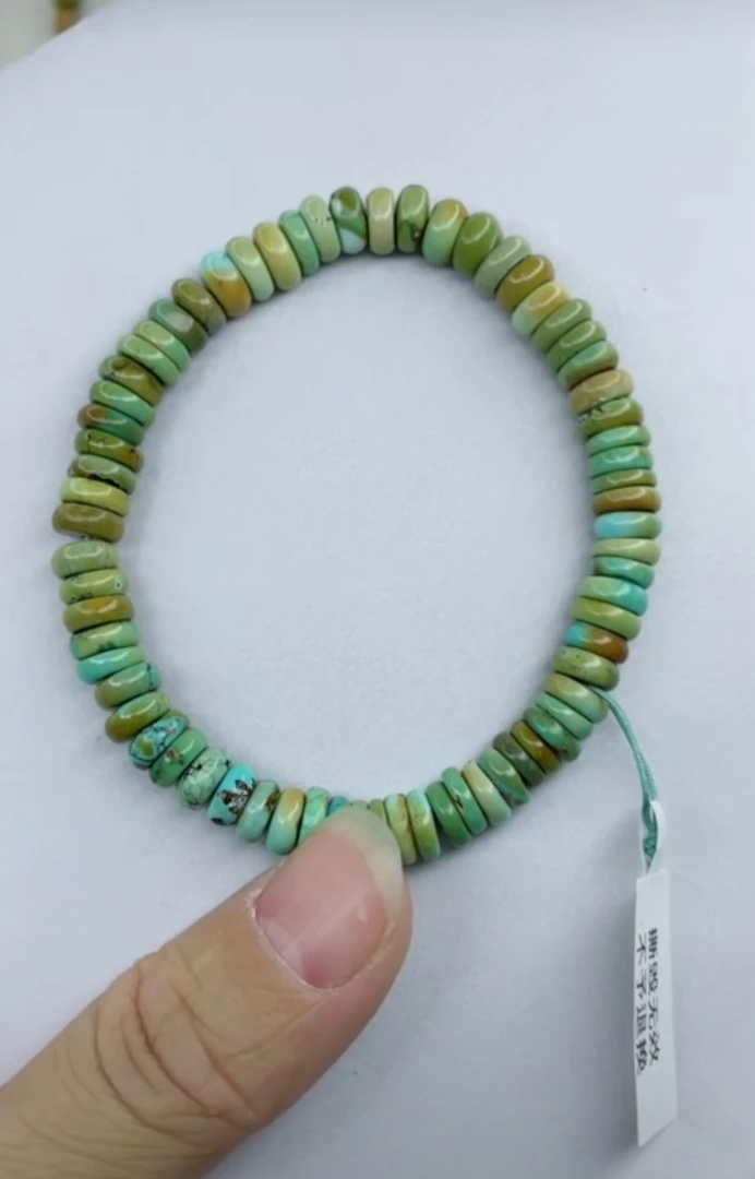 天然原矿绿松石手串