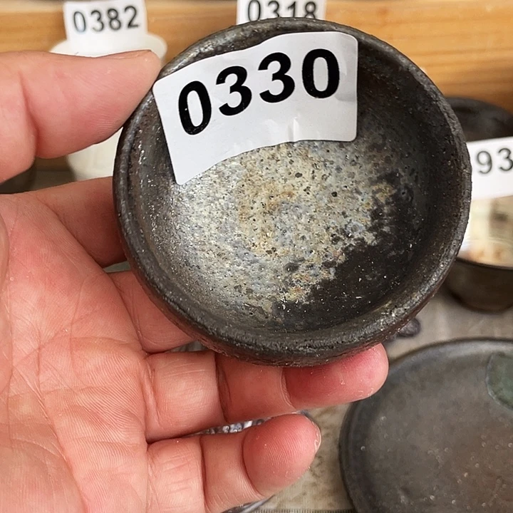 杯子陶柴烧纯手工330