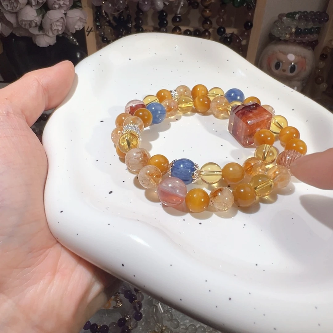 水晶手绳未镶嵌双圈