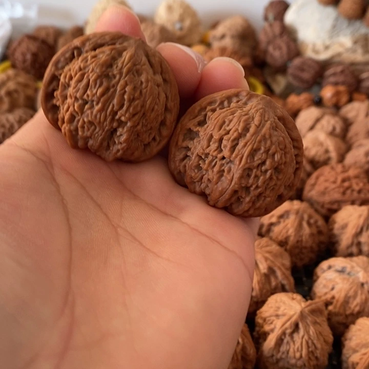 吊坠文玩核桃紫*老树小众文玩核桃