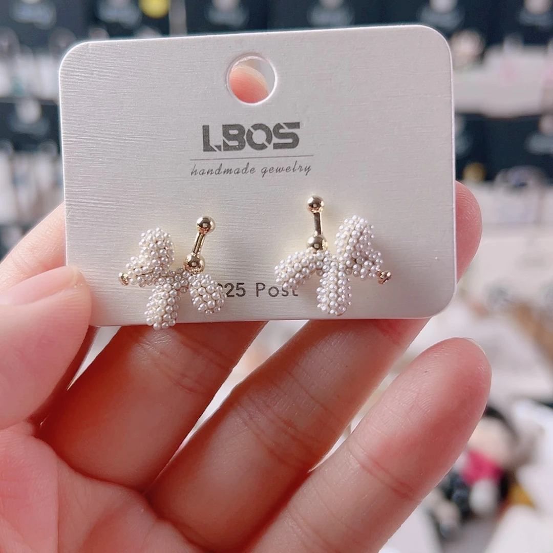 琉璃纯铜合金耳环的