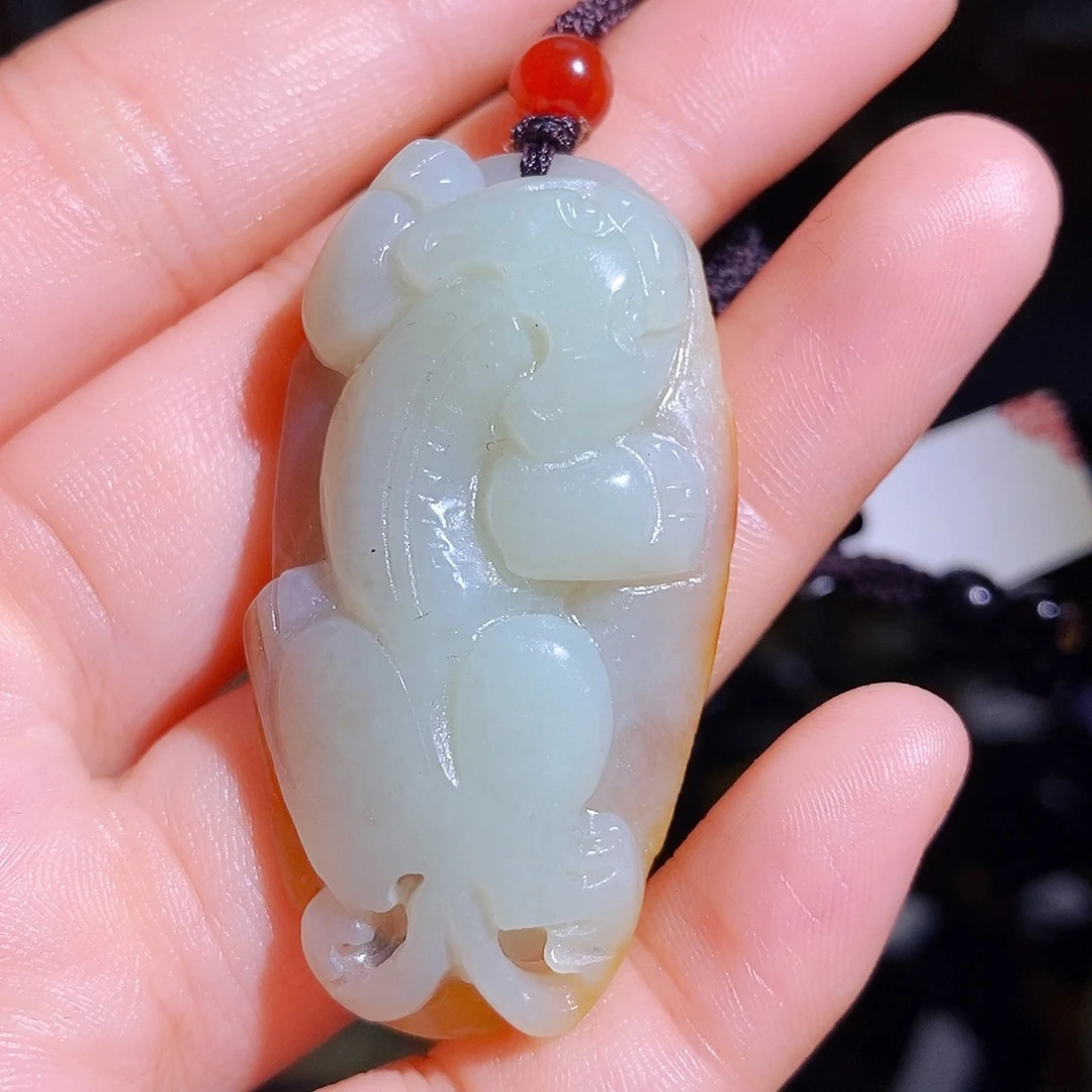 和田玉颈饰未镶嵌