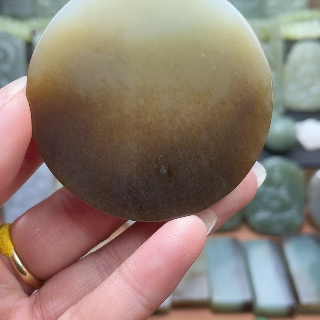 和田玉未镶嵌吊坠(不含链)