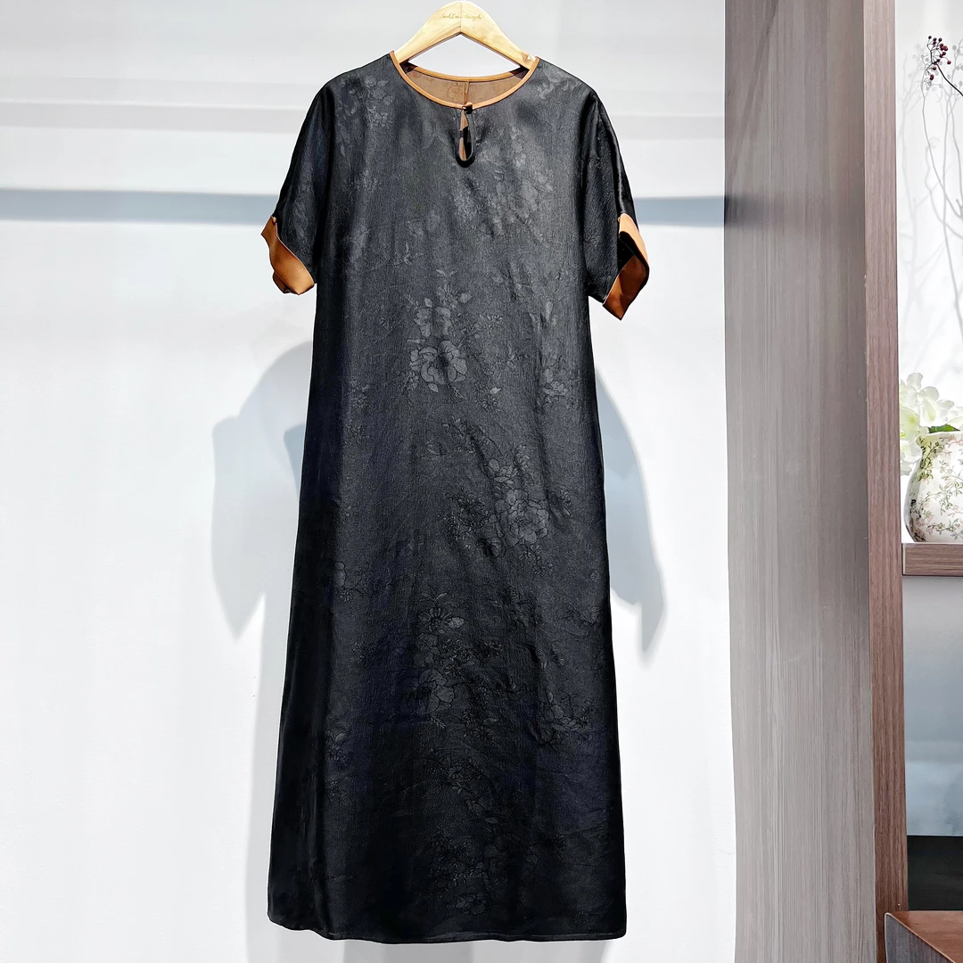 【萨拉迪恩】桑蚕丝香云纱连衣裙