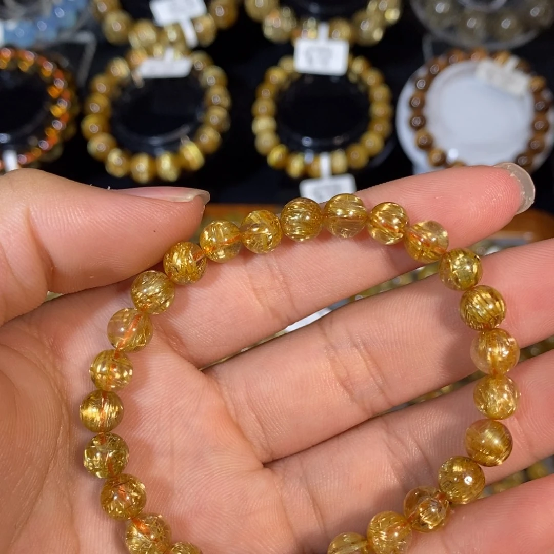 水晶手链未镶嵌手链7mm