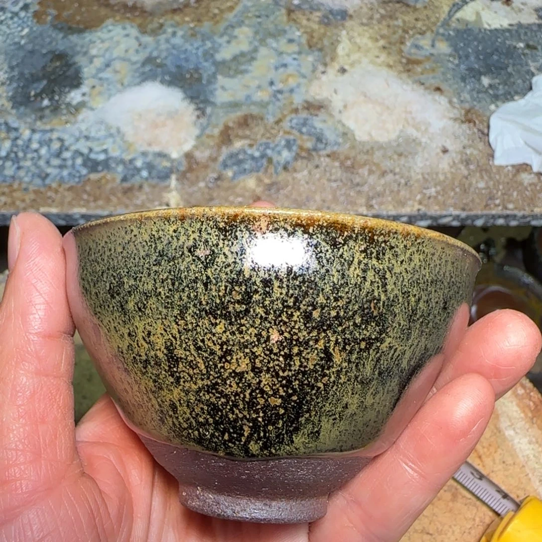 柴烧建盏茶盏茶杯580