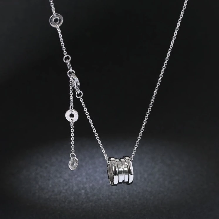 钛钢项链 钛钢项链 气质轻奢时尚小众简约素款坠链百搭情侣